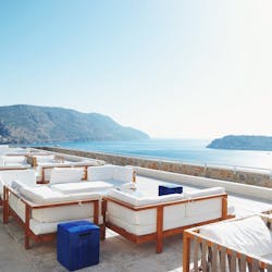View from Arsenali Lounge Bar, Blue Palace a Luxury Collection Resort & Spa