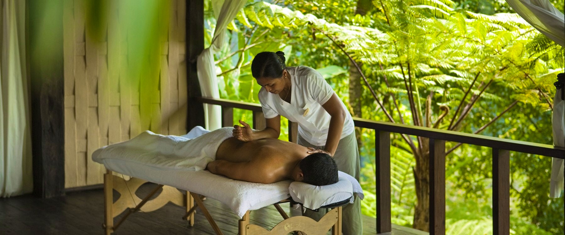 Treatment pavilion at COMO Shambhala Estate, Ubud, Bali