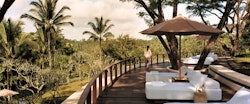 Relaxation area at ojas at COMO Shambhala Estate, Ubud, Bali