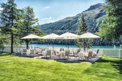 Garden, Badrutt’s Palace, St. Moritz