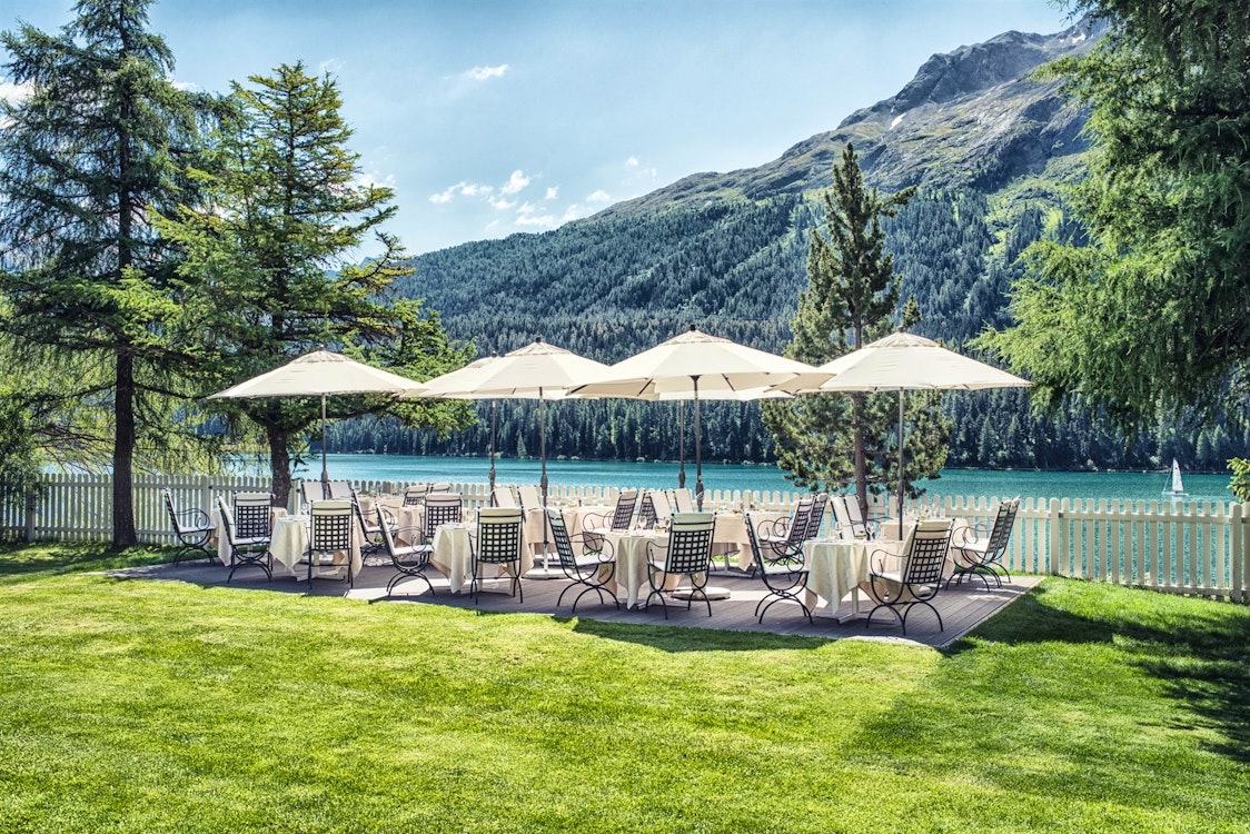 Garden, Badrutt’s Palace, St. Moritz