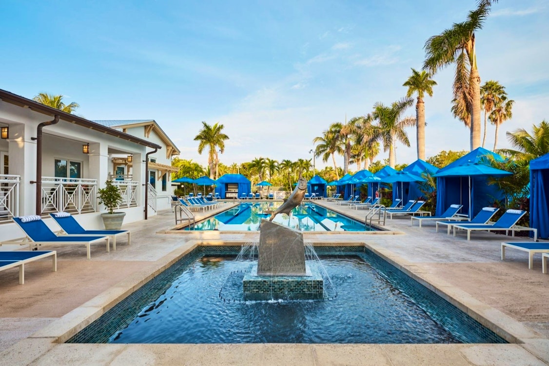 adult only pool and spa building at cheeca lodge  spa florida keys 