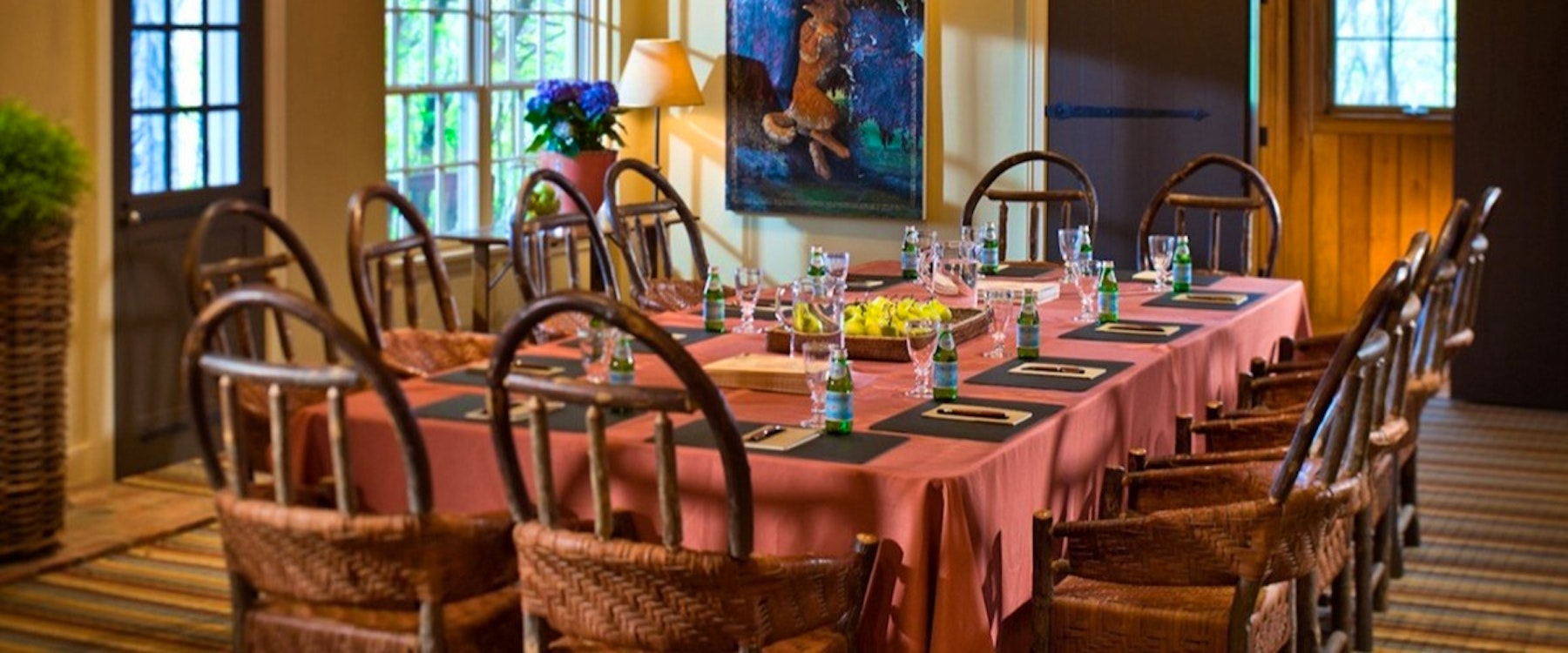 Dining Area at Twin Farms, Vermont 