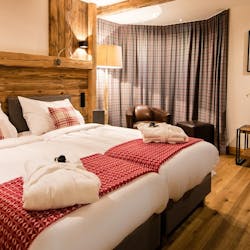 Bedroom at Chalet 53 Anton Austria