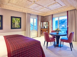 Deluxe Suite Lakeside South at Kulm Hotel, St. Moritz