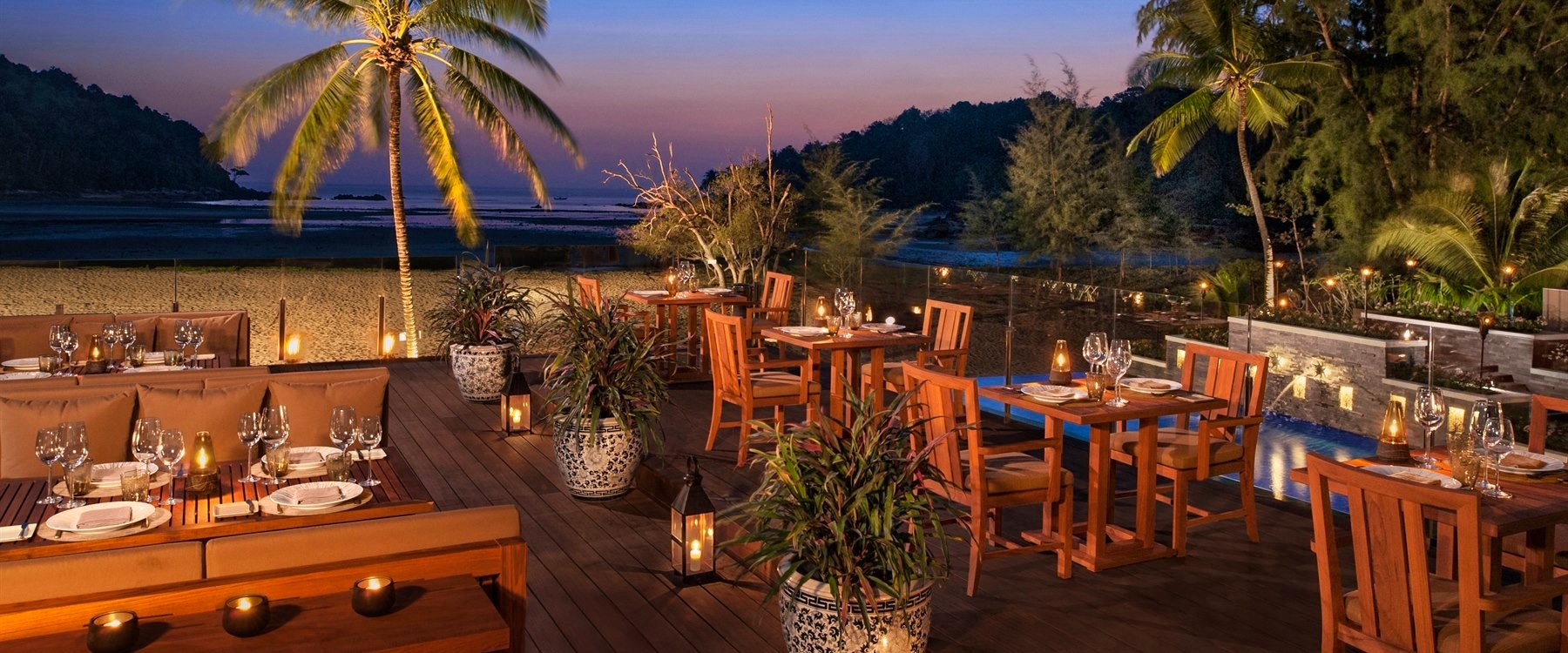 Dee Plee Restaurant Deck at Anantara Layan Phuket Resort, Thailand