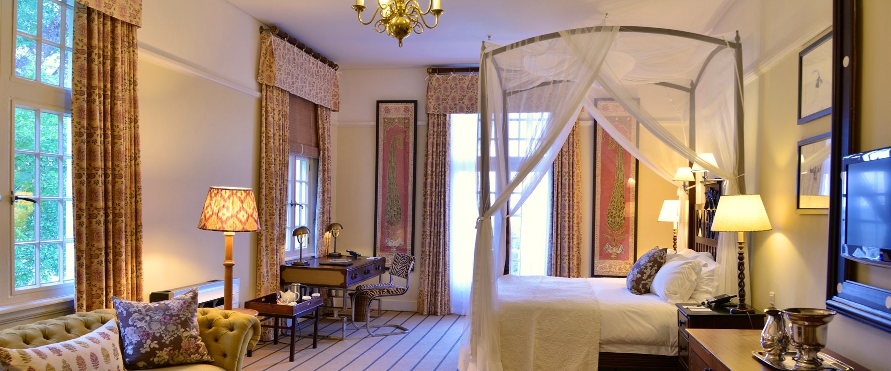 Deluxe Suite at Victoria Falls Hotel, Zimbabwe 