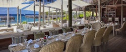 Dining at Mandarin Oriental, Canouan