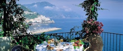 Restaurant at Hotel Santa Caterina, Amalfi Coast, Italy