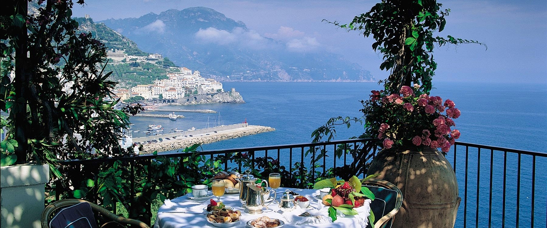 Restaurant at Hotel Santa Caterina, Amalfi Coast, Italy