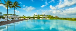 Main swimming pool at COMO Parrot Cay, Turks and Caicos