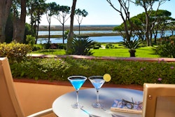 Dining View at Hotel Quinta Do Lago, Algarve, Portugal