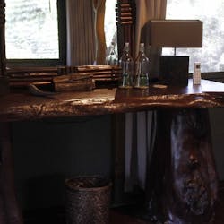 tent interior, Noel Rodrigo's Leopard Safaris