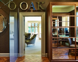 Oak Suite Bathroom at Foxhill Manor, Farncombe Estate, England, UK