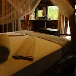 tent bedroom, Noel Rodrigo's Leopard Safaris