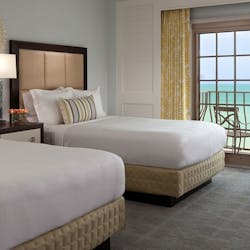 twin bedroom at the ritz carlton naples