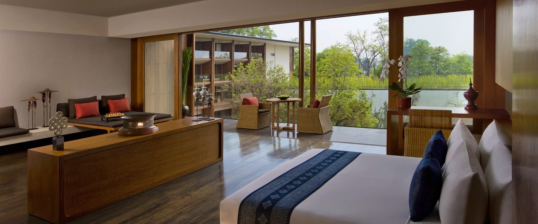 Garden view suite at Anantara Chiang Mai Resort