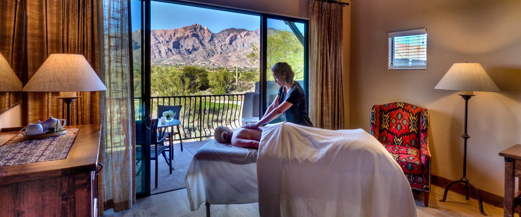 in room spa experience at hacienda del sol guest ranch resort