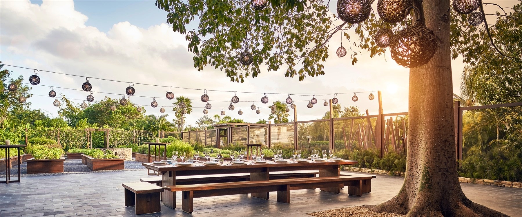 Dining at Rosewood Mayakoba, Riviera Maya, Mexico