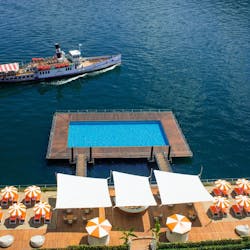 T Beach, Grand Hotel Tremezzo, Lake Como, Italy