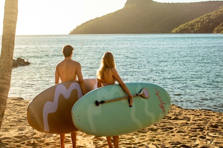 Paddleboarding at The Sundays, Hamilton Island, Australia