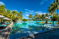 swimming pool at intercontinental bora bora resort thalasso spa french polynesia