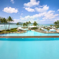 Resort Aerial at InterContinental Hayman Island Resort, Great Barrier Reef Islands