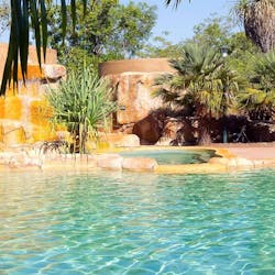 Pool area, Cooinda Lodge Kakadu