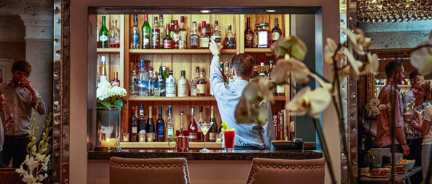 The Bar at Foxhill Manor, Farncombe Estate, England, UK