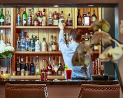 The Bar at Foxhill Manor, Farncombe Estate, England, UK