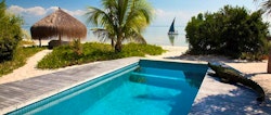 Villa pool at Azura Benguerra, Mozambique 