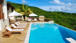 Pool Area at Big Blue Ocean, Canouan 