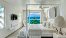 Bedroom at Footprints Villa, Barbados