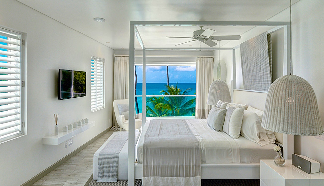 Bedroom at Footprints Villa, Barbados