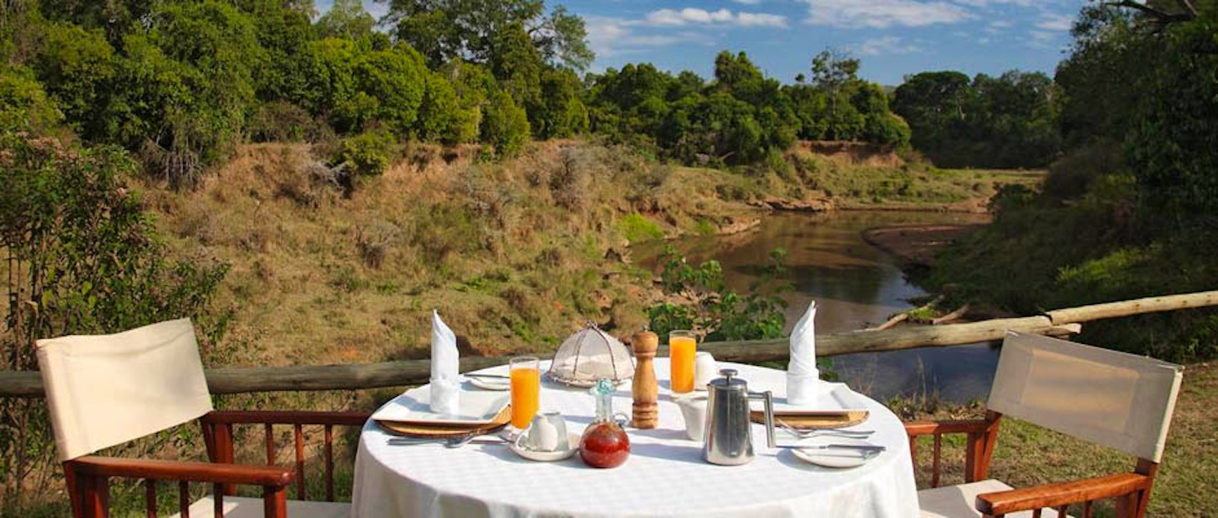 Restaurant at Governors' Il Moran Camp, Kenya