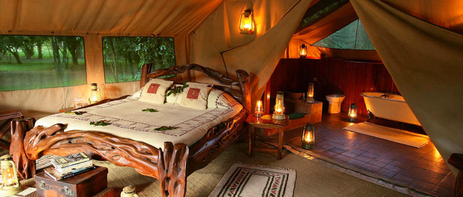 Luxury En-suite Bedroom at Governors' Il Moran Camp, Kenya