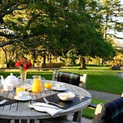 Dining area at Greenhill Lodge, New Zealand