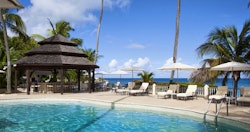 Relax by the pool at Blue Waters, Antigua