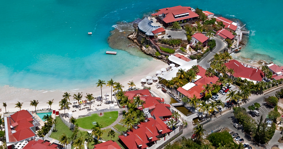 Aerial view of Christopher Columbus Suite at Eden Rock St