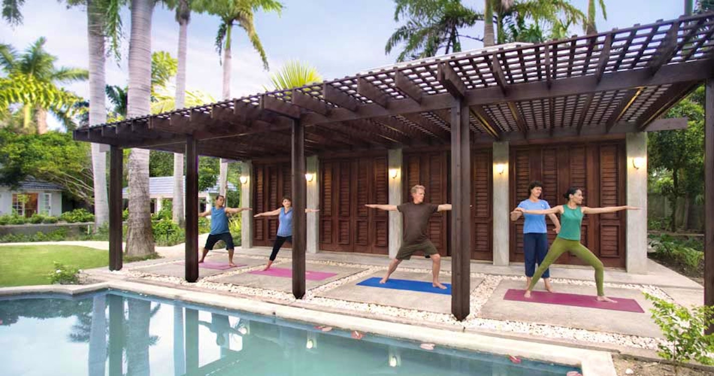 Fitness center at Royal Villas at Half Moon