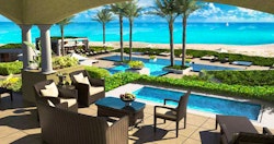 Elevated Pool and Beach View at Grace Bay Club, Turks And Caicos