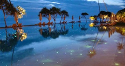 Beach at Night at The Fortress, Sri Lanka 