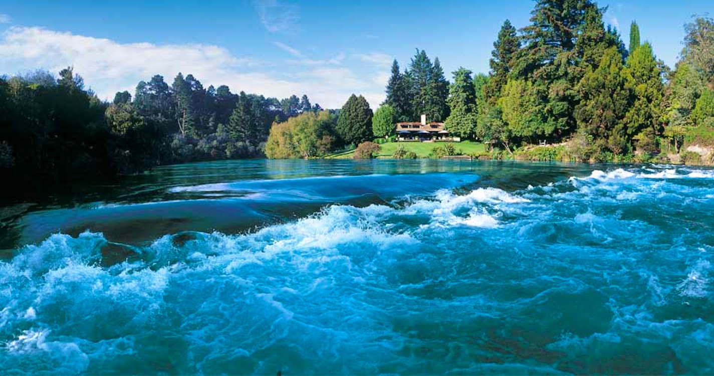 Lake view at Huka Lodge Lake Taupo
