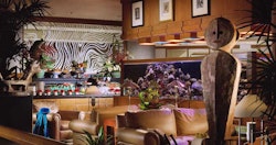 Lounge area at Four Seasons Hotel Singapore