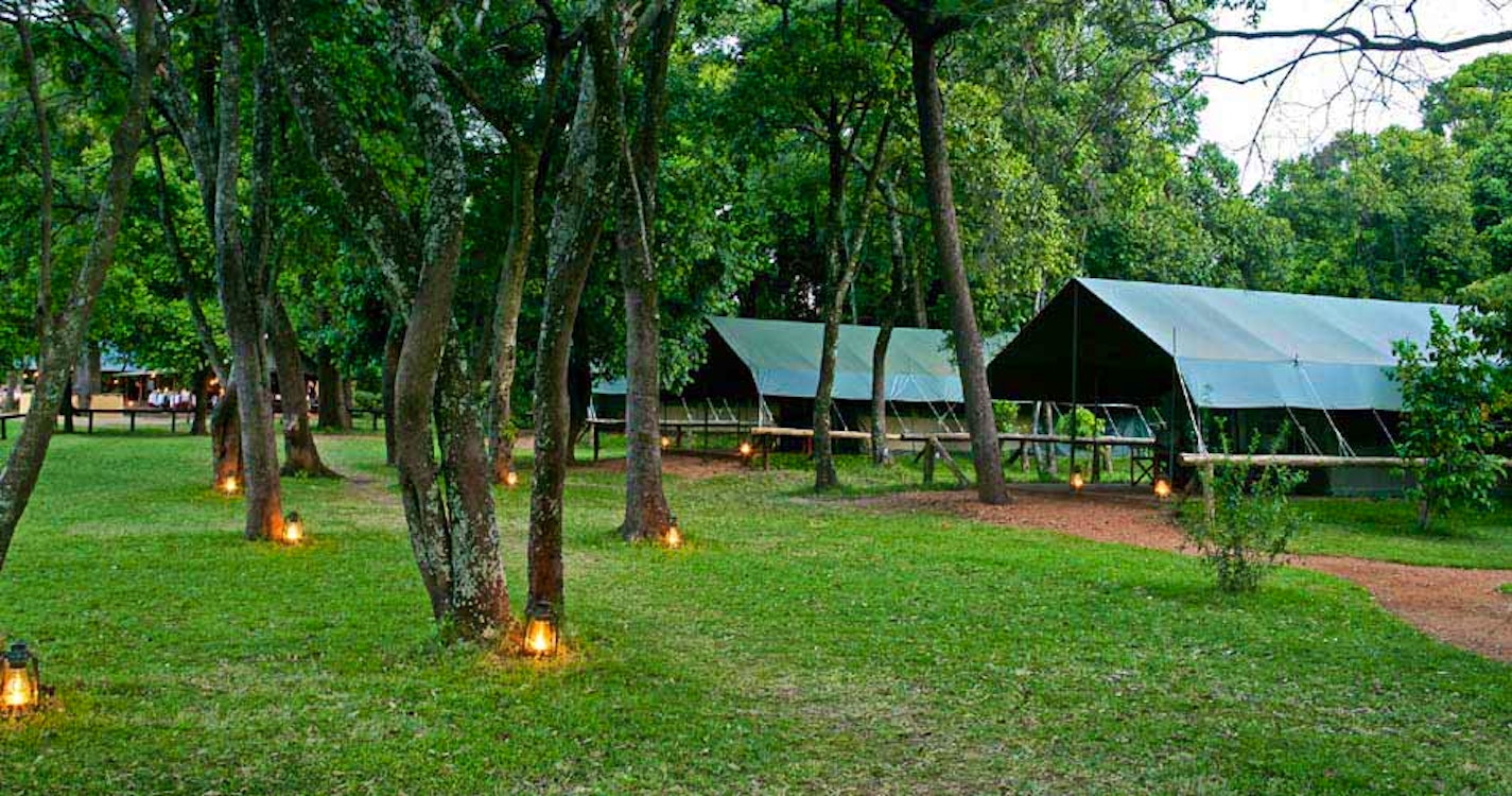 Luxury camp at Governors' Il Moran Camp, Kenya