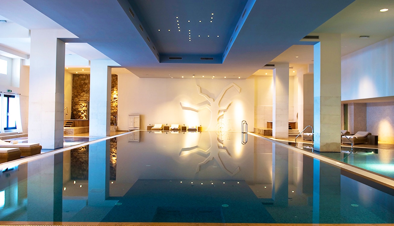 Indoor Pool Area at Hotel Excelsior, Dubrovnik, Croatia