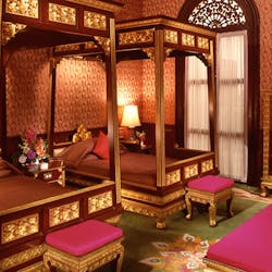 Beautiful bedroom at Mandarin Oriental Bangkok