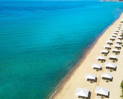Beach at Ikos Oceania, Halkidiki, Greece