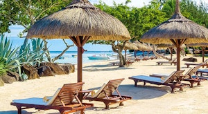 Book early for savings at this pristine beachfront resort in Mauritius<place>The Oberoi Beach Resort, Mauritius</place><fomo>224</fomo>
