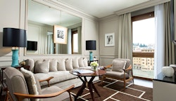 Superior Suite Living Room at Portrait Firenze, Florence, Italy